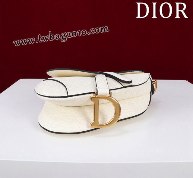 Dior专柜新款迪奥高仿原单长肩带大小号牛皮马鞍包手拎斜挎包 djfk1808
